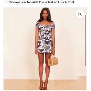 Reformation Telluride Dress Naked Size M 8